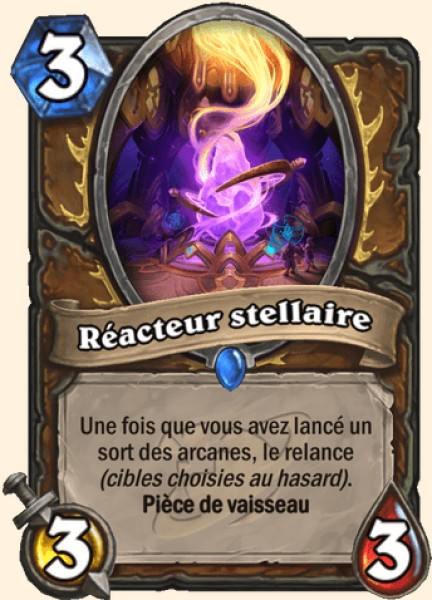 Réacteur stellaire carte Hearthstone