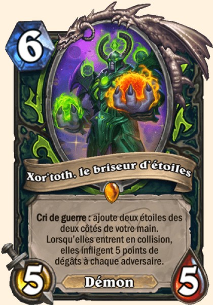 Xor'toth, le briseur d'étoiles carte Hearthstone