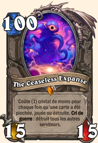 L'Étendue infinie carte Hearthstone