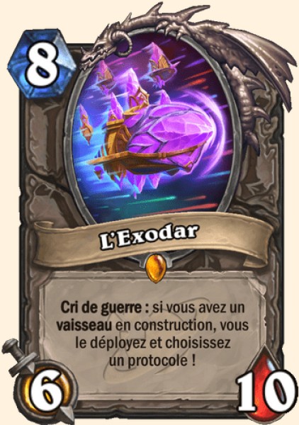 L'Exodar carte Hearthstone