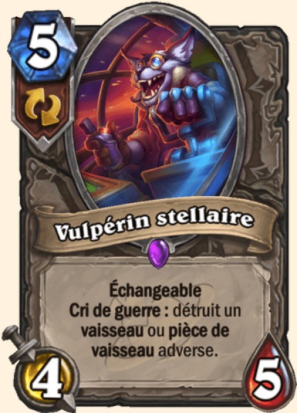 Vulpérin stellaire carte Hearthstone