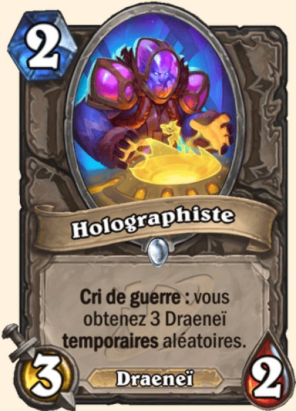 Holographiste carte Hearhstone