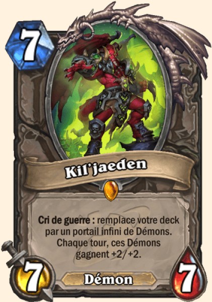 Kil'jaeden carte Hearthstone