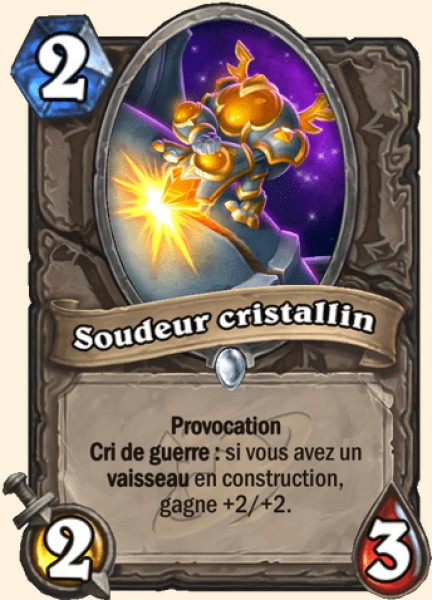 Soudeur cristallin carte Hearthstone