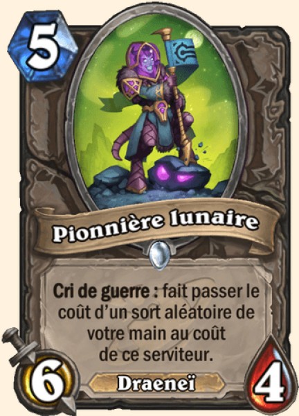 Pionnière lunaire carte Hearthstone