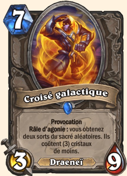 Croise galactique carte Hearhstone