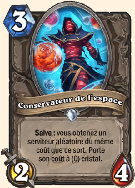 Conservateur de l'espace carte Hearthstone