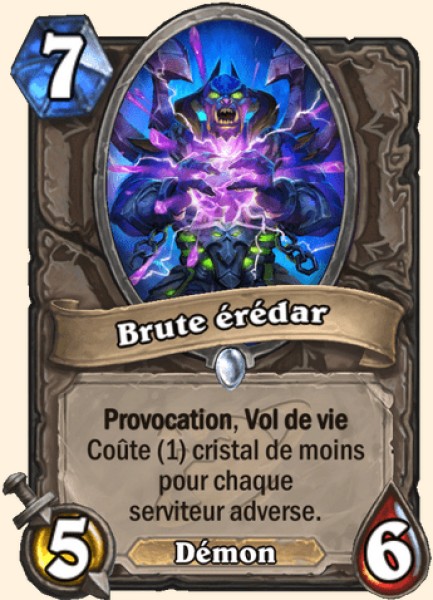 Brute érédar carte Hearthstone