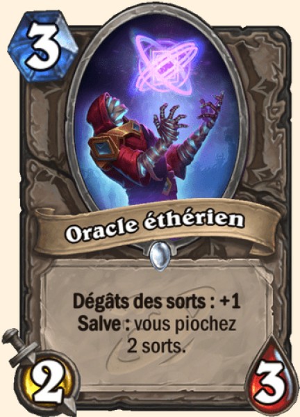 Oracle éthérien carte Hearthstone