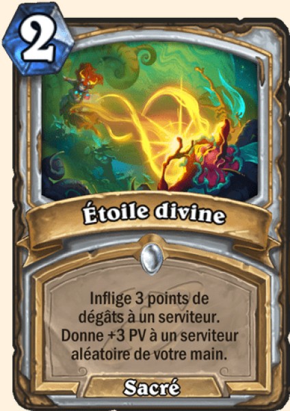 Étoile divine carte Hearthstone