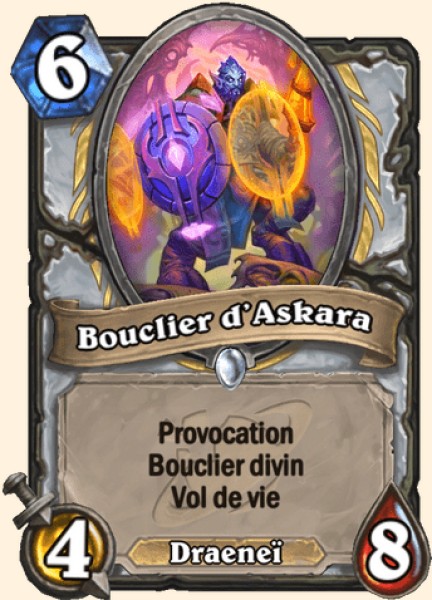 Bouclier d'Askara carte Hearthstone