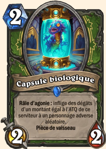 Biopod carte Hearhstone