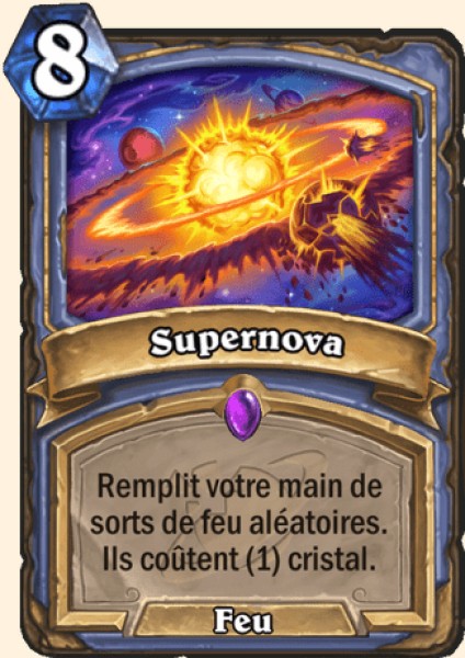 Supernova carte Hearthstone