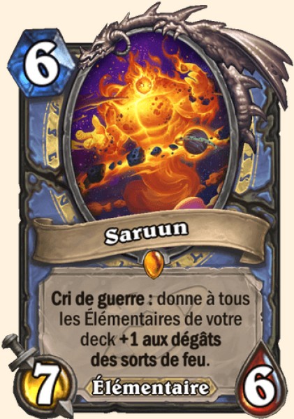 Saruun carte Hearthstone