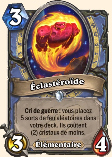 Eclasteroide carte Hearhstone