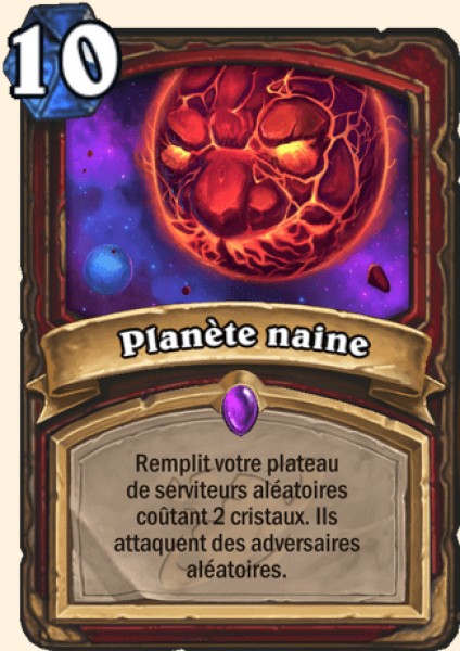 Planete naine carte Hearhstone