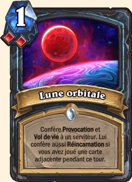 Orbite de la lune carte Hearhstone