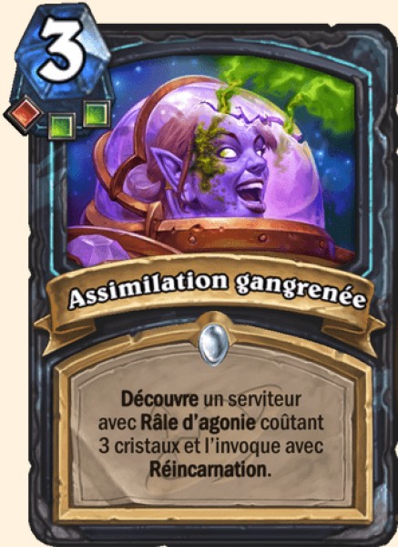 Assimilation de la maladie carte Hearhstone