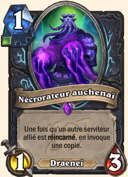 Necrorateur auchenai carte Hearhstone