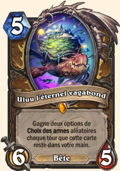 Uluu, l'eternel vagabond carte Hearhstone