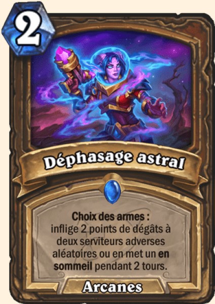 Phaseur astral carte Hearhstone