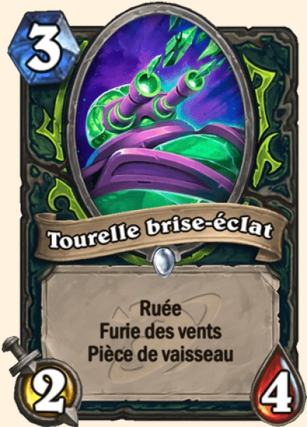 Tourelle brise-eclat carte Hearhstone