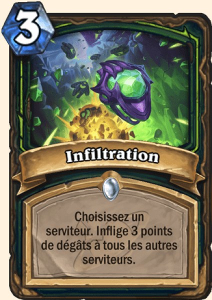 Infiltrer carte Hearhstone