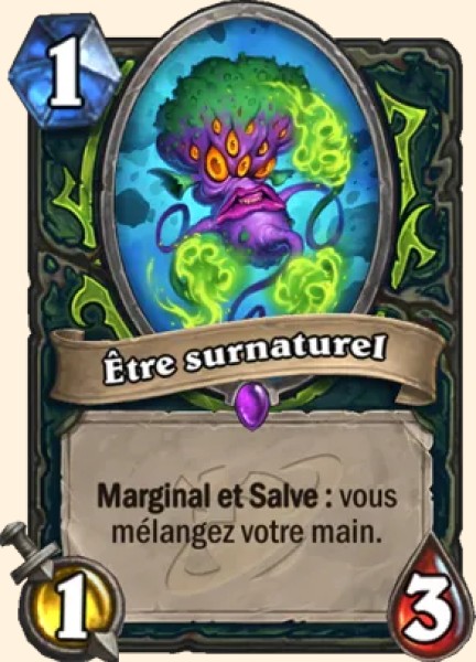 Etre surnaturel carte Hearhstone