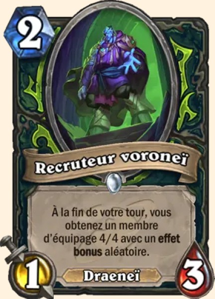 Recruteur voroneï carte Hearthstone