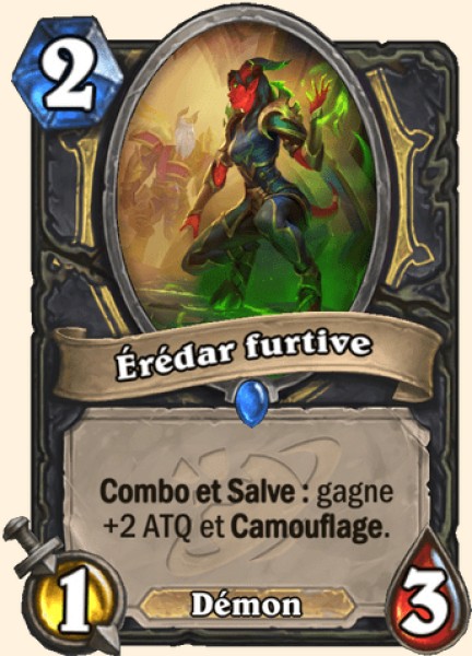 Eredar furtif carte Hearhstone