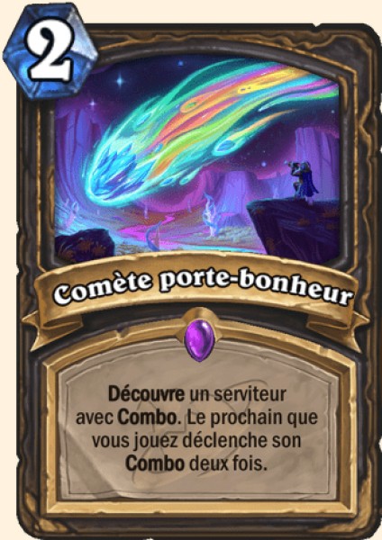 Comete porte-bonheur carte Hearhstone