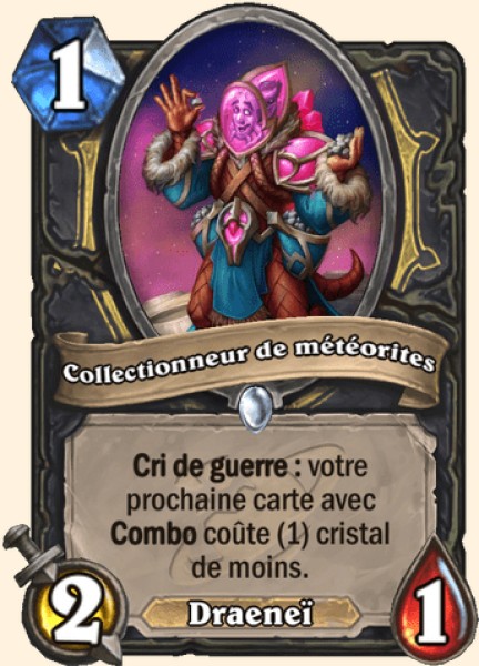 Collecteur Spacerock carte Hearhstone