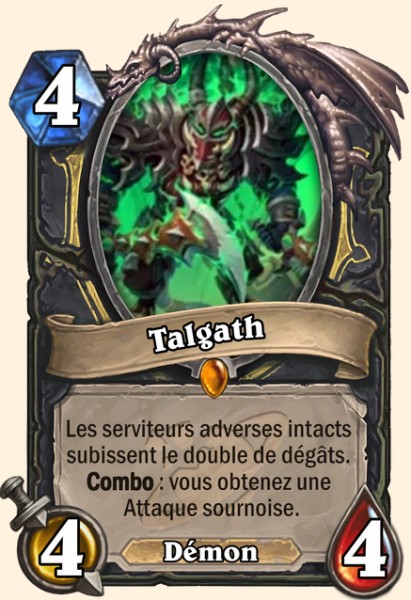 Talgath carte Hearhstone