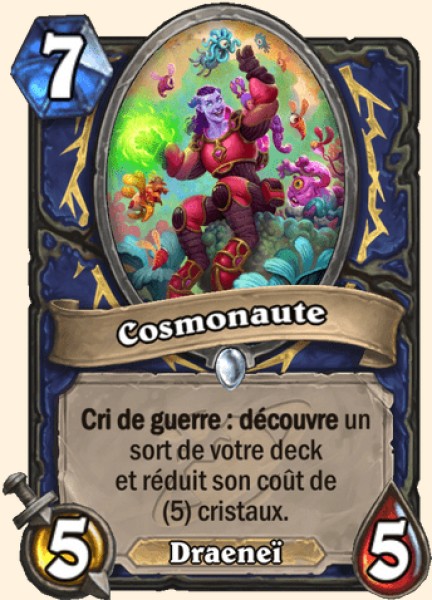 Cosmonaute carte Hearhstone