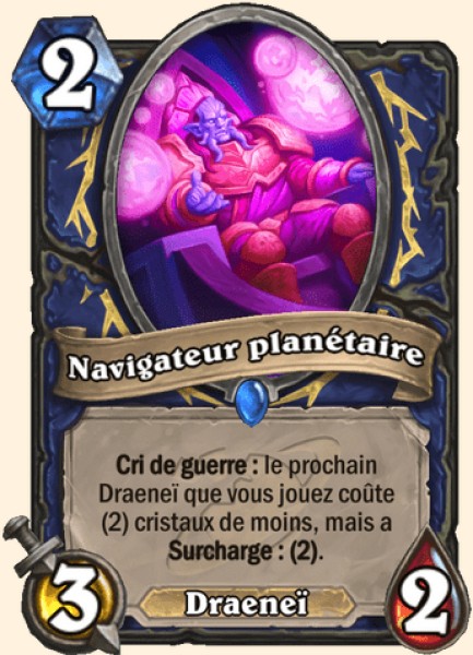 Navigateur planetaire carte Hearhstone