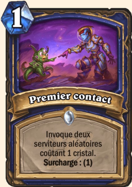 Premier contact carte Hearhstone