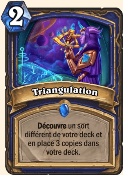 Triangulate carte Hearhstone