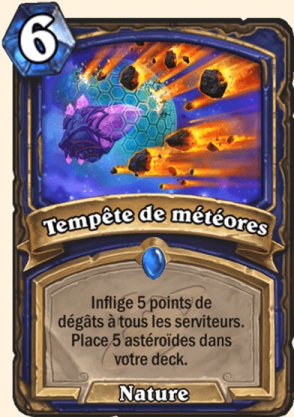 Meteor Storm carte Hearhstone