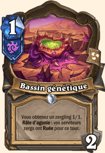 Bassin génétique carte Hearthstone