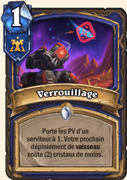 Verrouillage carte Hearthstone