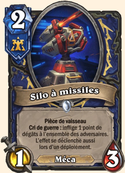 Silo a missiles carte Hearhstone