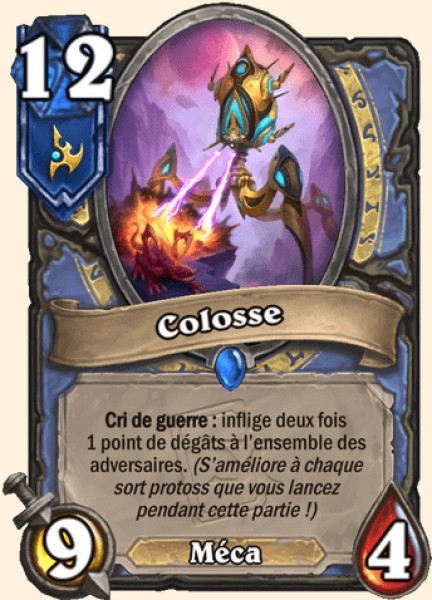 Colosse  carte Hearhstone