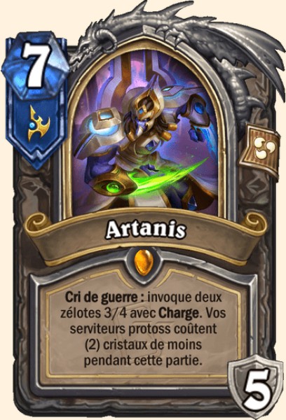 Artanis carte Hearhstone