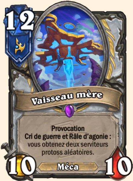 Vaisseau mere carte Hearhstone