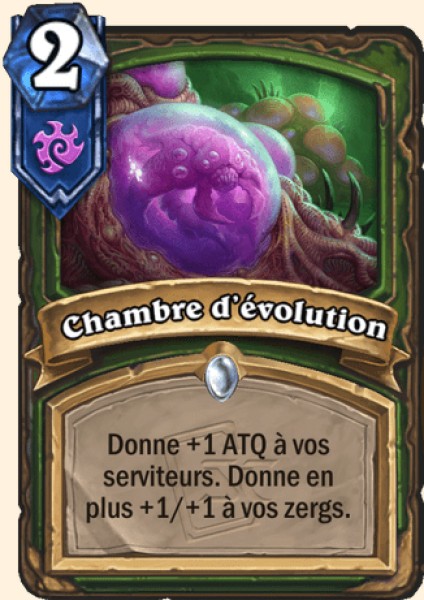 Chambre d'evolution carte Hearhstone