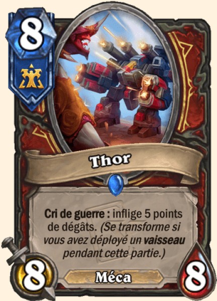 Thor carte Hearhstone