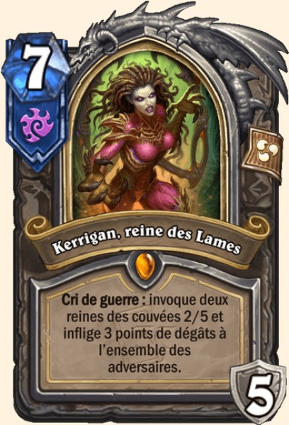 Kerrigan, reine des Lames carte Hearhstone