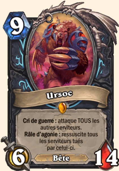 Ursoc carte Hearhstone