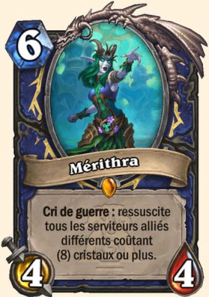 Mérithra carte Hearthstone