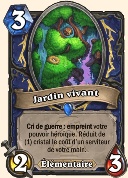 Jardin vivant carte Hearthstone